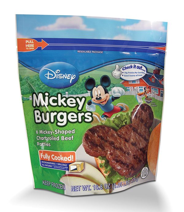 Disney Mickey Burgers (Packaging)