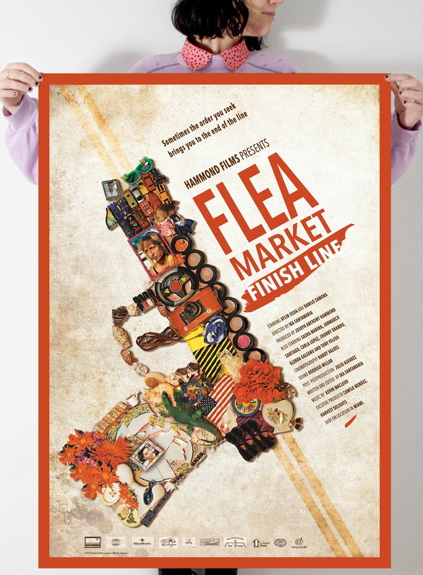 Flea Market Finish Line (Indie Movie Poster)