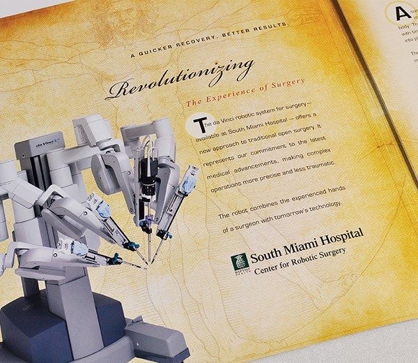 South Miami Hospital – Center for Robotic Surgery (Direct Mail Brochure)